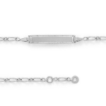 Altesse [R5736] &ndash; h&otilde;bedane &auml;&auml;rekett  Bambino . (roodiumiga kaetud) - 20x4mm h&otilde;be