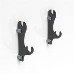 M&otilde;&otilde;ga seinakinnitus Tugev m&otilde;&otilde;gastatiiv Samurai M&otilde;&otilde;gaekraan toetab katana- ja tupehoidjat samuraid must