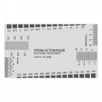 Roostevabast terasest kitarri joonlaud Keelte k&otilde;rguse joonlaud kitarri m&otilde;&otilde;teriist 89*51mm valge