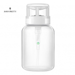 200 ml plastikust k&uuml;&uuml;nek&uuml;&uuml;nte kaunistused UV geellaki eemaldamiseks vee t&uuml;hje pressiga jaoturi pudel must