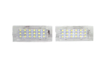 BMW E53, E83 lampki tablicy rejestracyjnej LED 2x650lm, zestaw 2szt