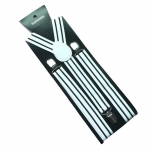 30 v&auml;rvi Heavy Duty Meeste Traksid 3 Pandlad 2,5 cm Y Selg Vastupidav elastsed Reguleeritavad Sukad Tugevad Metallklambrid Sobib meestele Naistele 100cm