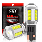2tk T15 W16W 921 912 LED pirnid Canbus No Error HD Len Lamp High Power 16SMD 3030 Super Bright 4000LM Asenda auto tagavaravalgusti valge 6500K