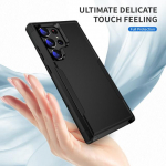 Kukumisvastane mobiiltelefoni Coque p&otilde;rutuskindel &uuml;mbris Samsung Galaxy S23 Ultra 5g S22 Plus S21 Fe S 23 22 h&uuml;briidkaitse&uuml;mbrisele for galaxy S21 must