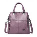 Naiste seljakott Elegantsed kotid kvaliteetsele naiste seljakott Naiste &otilde;lakott Naiste nahast reisiseljakott One Size lilla