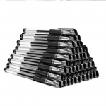 0,55 mm must geel pastapliiats, eriti peen pastapliiats kontoritarvete koolitarvete jaoks 10-40 tk 40pcs must