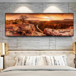 Maastik Grand Canyoni rahvuspark Arizona Usa L&otilde;uendimaaling Plakatid ja tr&uuml;kised Seinakunst Pildid Ruumi Kodukaunistus Ilma raamita 20*40cm