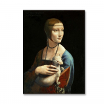 Vintage &Otilde;limaal Plakat Daam k&auml;rbiga Prindid Leonardo da Vinci L&otilde;uendimaal Galerii Kodu Toa Kaunistus 21x30 No Frame