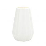 P&otilde;hjamaade stiilis plastist potikorv, geomeetriline vaas, kuivatatud lillehoidja t&ouml;&ouml;lauakaunistus valge