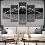 5 t&uuml;kki seinakunst, l&otilde;uend, maalimine, t&uuml;druk, seksikas balletitantsuplakat Elutoa pildid Moodne moodulraam Kodukaunistus 20X35 20X45 20X55cm