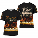 Suvine meeste T-s&auml;rk 3D-printeriga saks-kitarri klarneti s&auml;rk, klassikaline muusika, l&uuml;hikeste varrukatega hip-hop t-s&auml;rk, vaba vabaaja T-s&auml;rk S