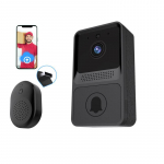 Wifi Video Doorbell Mini Wireless Koduturvakaitse Intercom Kahesuunaline helifotode salvestamine must