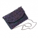 Br&auml;ndi Luminous Naiste kott Nahast &uuml;mbrik &otilde;lakott Clutch Geometry Chain Naiste Crossbody Kotid Disainer k&auml;ekotid