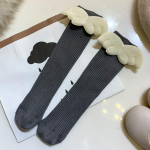 Laste sokid Korea armsad tiivad p&otilde;lvega k&otilde;rged sokid lastele poiss t&uuml;drukule kevad s&uuml;gis &uuml;hev&auml;rviline triibuline puuvillane laste vasikasokk