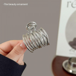 K&otilde;rge hobusesaba klamber naistele Mood metallist juuksek&uuml;&uuml;s T&uuml;drukud Klambrid T&uuml;drukutele Fikseeritud juuksen&otilde;el k&uuml;&uuml;nis Klamber Juukseaksessuaarid Peakatted must