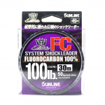 Sunline Fluorocarbon Leader Saltwater System Shock Leader 30m 100lb (9253) puhas