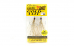 Gamakatsu 42187 Treble Hook SP MH Feather Gold Saba suurus 4 (6874)