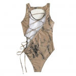 Sexy Bandage &uuml;hes t&uuml;kis ujumistrikoo Naiste Rihmad Ujumisriided Naiste Push Up Monokini ujumiskost&uuml;&uuml;m Rannar&otilde;ivad Ujumiskost&uuml;&uuml;m Suplejad Bikiinid L