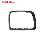 Must tahavaatepeegli korgi raam, k&uuml;ljepeegli katte trimmir&otilde;ngas BMW E53 X5 1999-2006 jaoks, autotarvikud Wing Mirror CoverL black