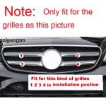 Angelguoguo auto esiv&otilde;re kaitseraua dekoratiivkatte kleebis Mercedes Benz E klass W213/ C klass W205/ GLC X253 Color-Gold gray