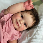 Kahes suuruses versioon Reborn Toddler Maddie armas t&uuml;druknukk juurtega juustega Pehme kaisukehaga kvaliteetne nukk 50cm