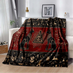 Vana-Egiptuse Egiptuse jumal viskab teki Diivanitekk Magamistoa Elutoa kaunistamiseks Vooditekk Piknikutekk 75cm x 90cm