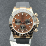 40 mm meeste mehaaniline k&auml;ekell, kronomeeter, mitmefunktsiooniline k&auml;ekell, safiirklaasist 316, roostevabast terasest helendav veekindel kuldne must