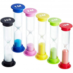 6 t&uuml;kki Liivakell 30 s / 1 minut / 2 minutit / 3 min / 5 minutit / 10 minutit Liivakell Liivakell Kassa k&ouml;&ouml;gim&auml;ngu jaoks Kodukontor Lastele