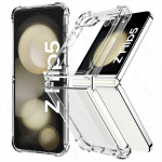 Samsungi ZFlip 5 5G &uuml;mbris l&auml;bipaistev akr&uuml;&uuml;l TPU pehme kate Samsung Galaxy Z Flip5 5G Flip 4 5g 2023 turvapadjad p&otilde;rutuskindel Coque jaoks For Samsung Z Flip5