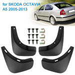 Auto poriklapid porikaitsed SKODA OCTAVIA A5 2005-2013 esitagumise poritiiva 4 tk Pritsmekaitsed autole gray