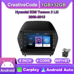 8-tolline 2Din Hyundai IX35 Tucson 2 LM 2009-2015 koos nupunupuga Android autostereo raadio Multimeedia videopleier Navigatsioon GPS Carplay 2+32GB 1+32GB