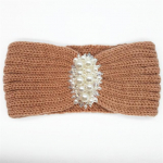 Talvine heegeldatud peapael naistele Kristallp&auml;rlid Juuksepael Villane K&otilde;rvasoojendaja Soe Kootud Peakate Elastne Lai turban Bandaanid Moodsad Juuste Aksessuaarid