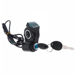 Elektrilise jalgratta p&ouml;idlaga gaasipedaali pinge n&auml;idik Toitel&uuml;liti klahvilukuga one size