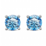 Mitmes v&auml;rvitoonis neljaharulised moissanite k&otilde;rvar&otilde;ngad 30 senti 50 senti 1 karaadine 2 karaadine h&otilde;be meestele ja naistele Valikulised lihtsad k&otilde;rvar&otilde;ngad 5MM