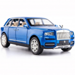 1/24 Scale Rolls Cullinani linnamaasturi mudelauto m&auml;nguasi, tsingisulamist tagasit&otilde;mmatav m&auml;nguauto heli ja valgusega lastele poisile t&uuml;drukule kingitus 1/24-20x8.5x6.5cm sinine