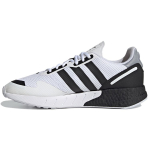Adidas ZX 1K Boost Valge Must Unisex Tossud Cloud-White Core-Black Halo-Silver FX6510 42⅔ white