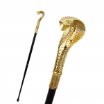 Kuldne luksuslik k&auml;epidemega moodne jalutuskepp peo jaoks Dekoratiivne jalutuskepp Elegantne jalutuskepp Crosier Knob 93 cm no sword kollane