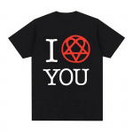 Ken Carson Ma armastan sind Destroy Lonely Heartagram Oopium Graafilise tr&uuml;kiga T-s&auml;rk Meeste Naiste vabaaja hubased puuvillased l&uuml;hikeste varrukatega T-s&auml;rgid XXL