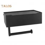 Koehoidik, stantsivaba organisatsioon, roostevabast terasest praktiline tualett mobiiltelefoni rullihoidja vannitoavarustus must