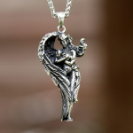 Uus loominguline disain tiib, s&uuml;damekujuline Neitsi Maarja jumalanna ripats Meeste religioossed vanaaegsed ehtetarvikud