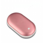 USB-taaslaetav talvine mini k&auml;tesoojendi soojenduspadi mobiilne elektriline k&auml;tesoojendaja tasku mini multifilmi elektriline soojendus 1pc roosa