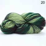 1rull DIY l&otilde;ng mitmev&auml;rviline kudumine villane k&auml;sitsi heegeldatud puuvillane l&otilde;ng beebi sall pehme soe 20