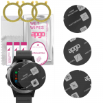 3x apgo MATTE h&uuml;briidklaasist ekraanikaitse Garmin Fenix ​​5 jaoks, karastatud klaasi asendaja, ei pragune