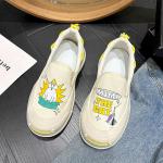 Naiste tossud l&otilde;uend Slip on kingad Mood Multifilmid Graffiti l&otilde;uendiga tossud naistele Reguleeritavad libisemiskindlad jalatsid vabaajajalatsid 35