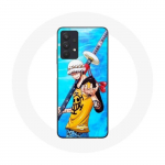 Samsung Galaxy A32 4G Case Anime One Piece Trafalgar D Water Law