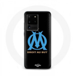 Musta taustaga &uuml;mbris Samsung Galaxy S20 Ultra Marseille ol&uuml;mpialogo jaoks