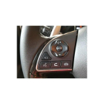 Must Mitsubishi Outlanderi jaoks (2016-2017) Multifunktsionaalne auto rooli juhtnupud auto stiil black