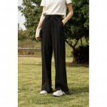 Mishow p&uuml;ksid naistele 2024 Uus elegants k&otilde;rge v&ouml;&ouml;kohaga mitmek&uuml;lgne lahtise disainiga pikad vabaaja laia s&auml;&auml;rega p&uuml;ksid MXD11K0528 S must