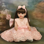 55 cm Reborn Baby Dolls Pehme silikoonkorpus Vin&uuml;&uuml;l nukk T&uuml;drukule Vasts&uuml;ndinud Beebile Printsess Beebit&uuml;drukule Kingitused Lapsele 55cm
