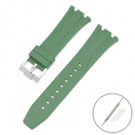 Fluoro kummist rihm Audemars Piguet Royal Oak 15400 15500 26331 Butterfly Pandlaga Meeste Pehme FKM Vahetage kellarihm AP jaoks 26mm 26mm